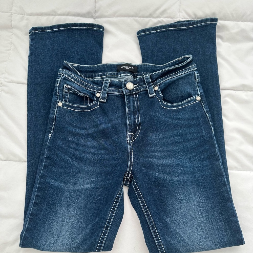 Fire and Rain Dark Indigo Skinny Jeans for Women